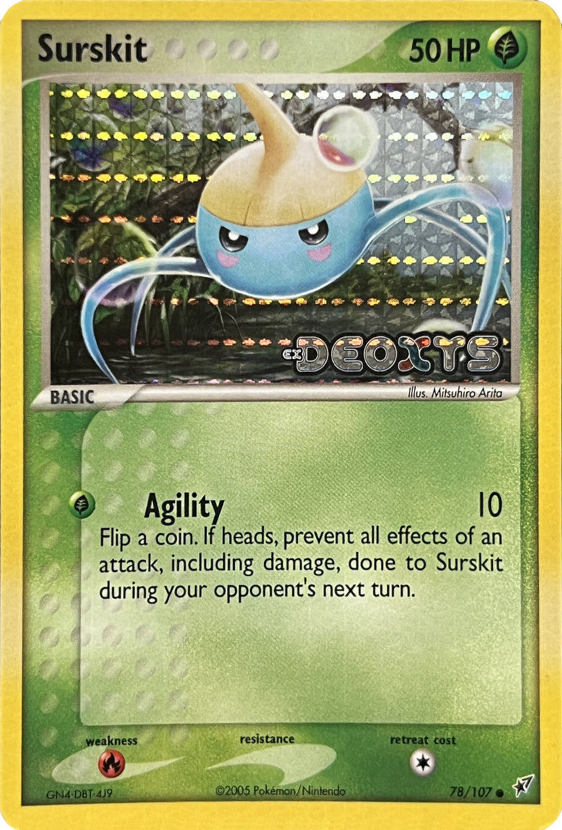 Surskit 78/107 - Deoxys Reverse Holofoil