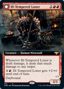 Ill-Tempered Loner (Extended Art) (VOW-378) - Innistrad: Crimson Vow: (Extended Art, Double Faced Transform)