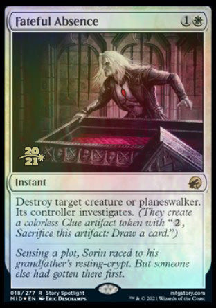 Fateful Absence (PRE-18S) - Innistrad: Midnight Hunt Promos Foil