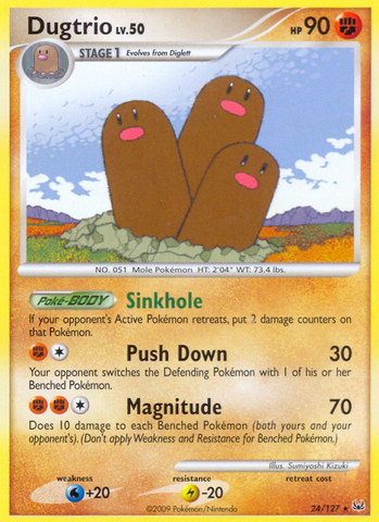 Dugtrio/127 - Platinum