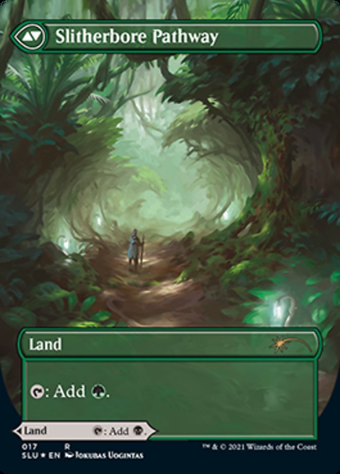Darkbore Pathway (Borderless) (SLU-017) - Secret Lair: Ultimate Edition: (Showcase) (Borderless) Foil