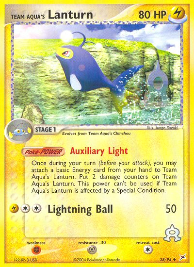 Team Aqua's Lanturn/95 - Team Magma vs Team Aqua