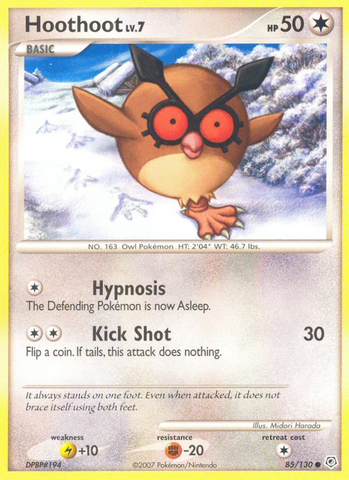 Hoothoot 85/130 - Diamond and Pearl