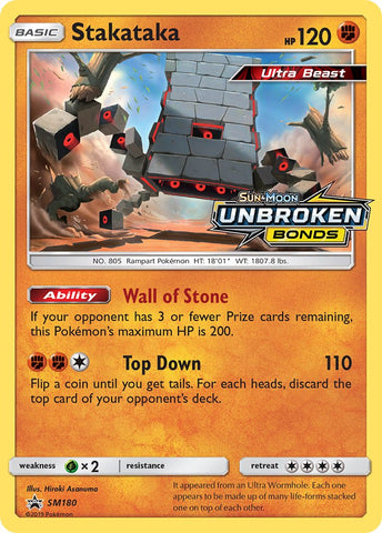 Stakataka - SM180 (Prerelease)/248 - SM Promos Holofoil