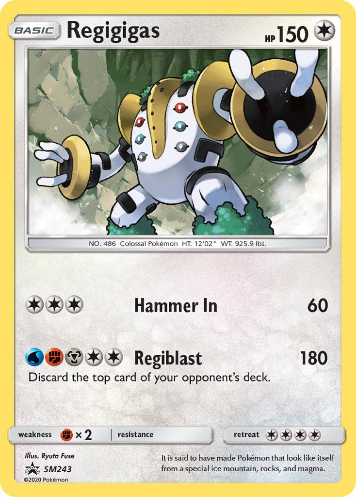 Regigigas - SM243 SM243/248 - SM Promos Holofoil
