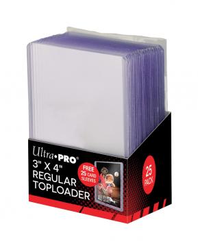 Ultra Pro Regular Toploader With 25 Sleeves