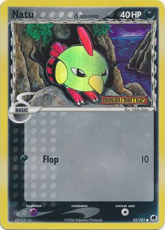 Natu (Delta Species) 55/101 - Dragon Frontiers Reverse Holofoil