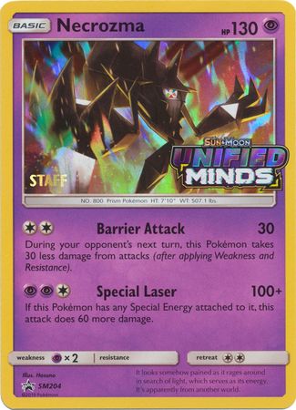 Necrozma - SM204 (Prerelease) [Staff] - SM Promos Holofoil