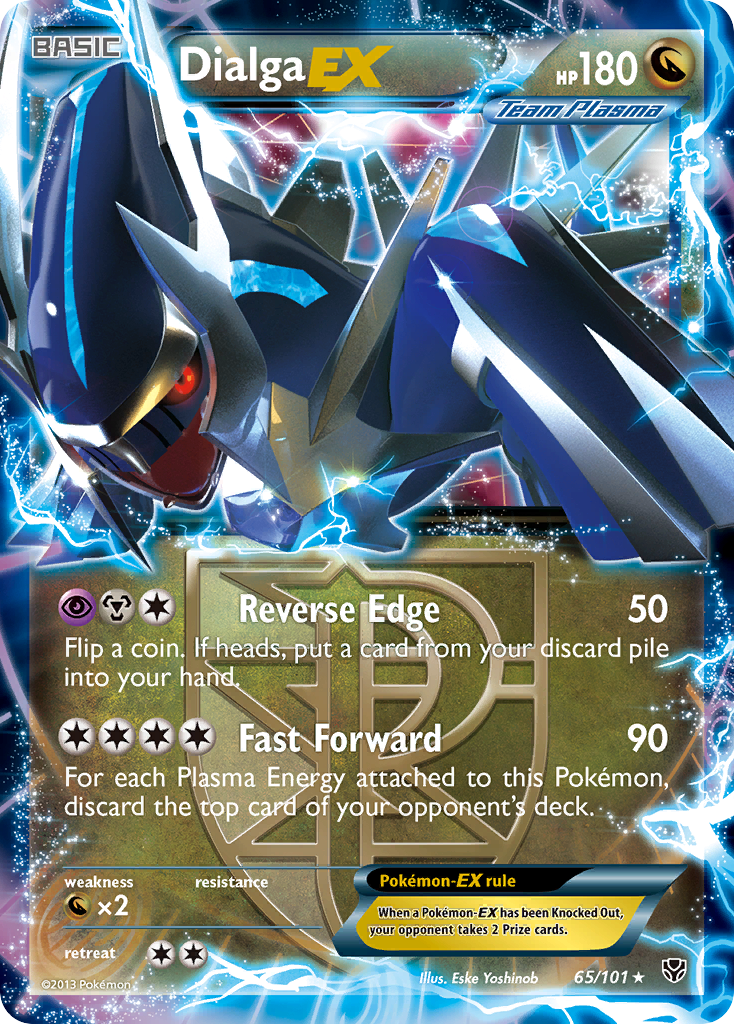 Dialga EX (Team Plasma)/101 - Plasma Blast Holofoil