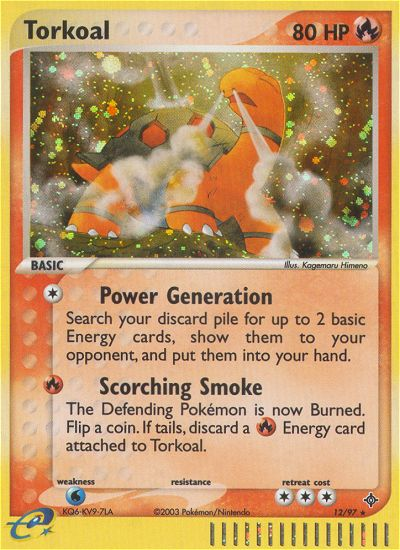 Torkoal/97 - Dragon Holofoil