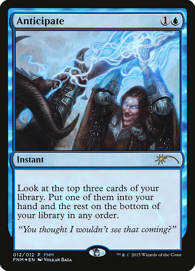 Anticipate (FNM-012) - Friday Night Magic 2015 Foil
