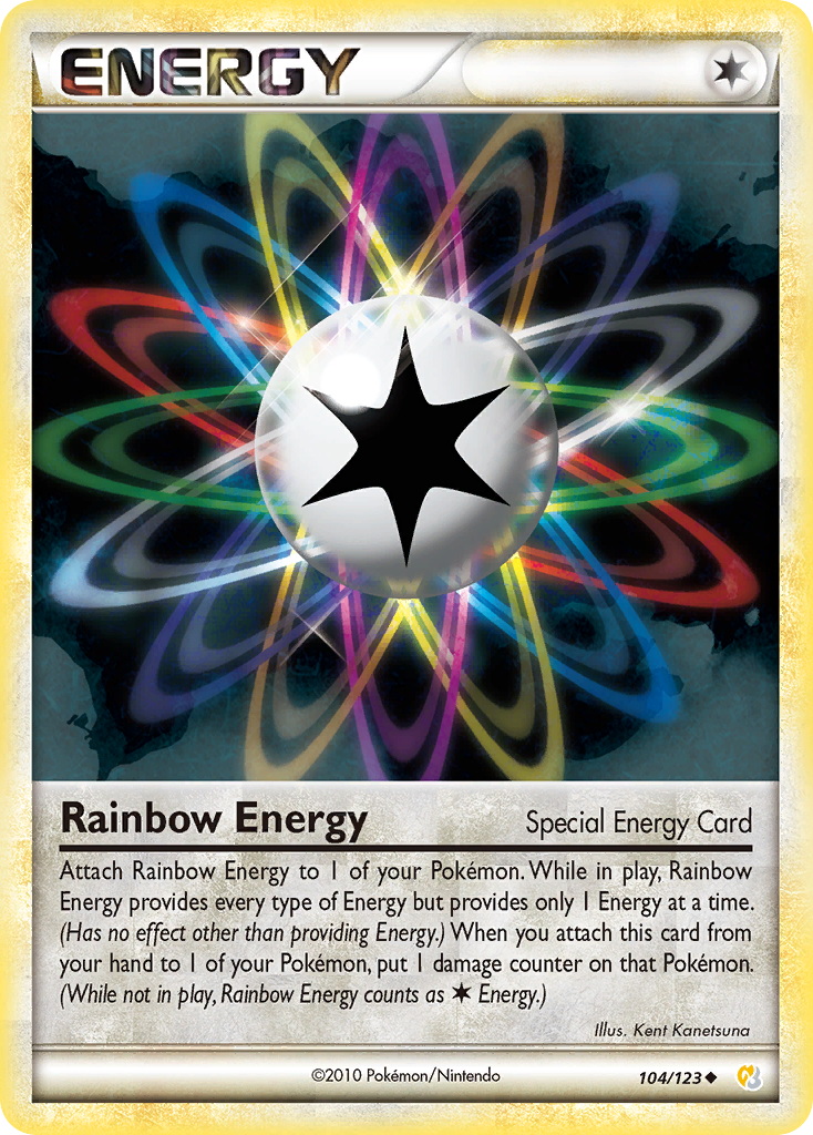 Rainbow Energy 104/123 - HeartGold SoulSilver