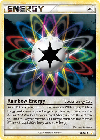 Rainbow Energy 104/123 - HeartGold SoulSilver