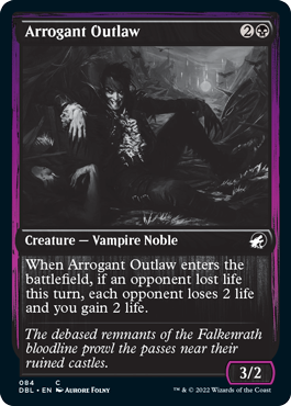 Arrogant Outlaw (DBL-084) - Innistrad: Double Feature