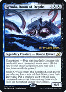 Gyruda, Doom of Depths (PRE-221) - Ikoria: Lair of Behemoths Promos: (companion) Foil