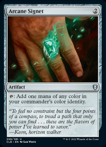 Arcane Signet (CLB-298) - Commander Legends: Battle for Baldur's Gate