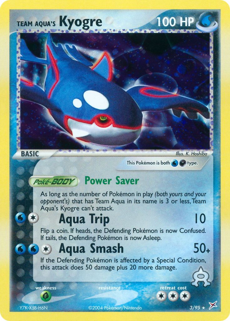 Team Aqua's Kyogre - 3/95 (EX Team Magma vs Team Aqua) - Deck Exclusives