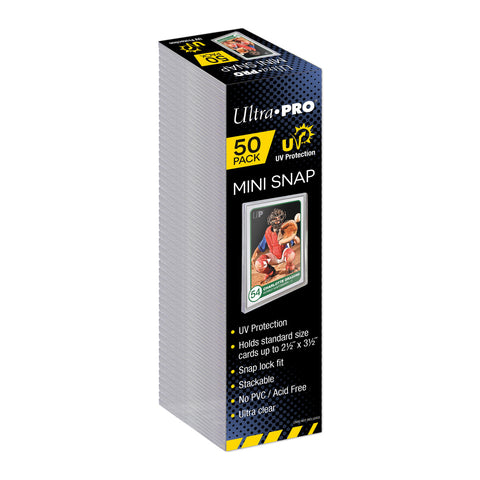 Ultra Pro Mini Snap Case (50 Pack)