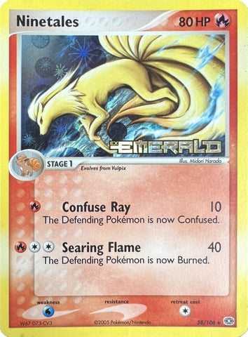 Ninetales/106 - Emerald Reverse Holofoil