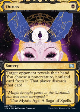 Duress (STA-029) - Strixhaven Mystical Archive: (Showcase) (Borderless)
