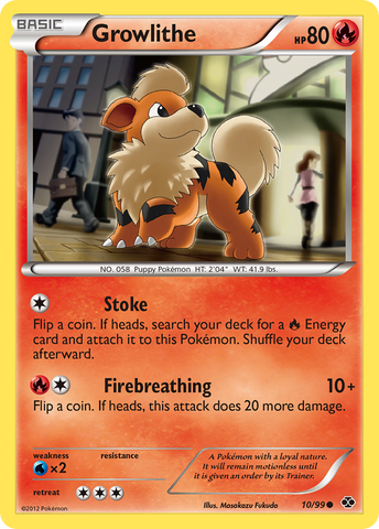Growlithe (10) 10/99 - Next Destinies