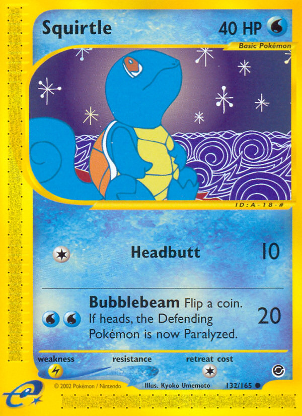 Squirtle (132) - 132/165 Expedition - Common