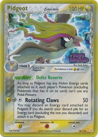 Pidgeot (Delta Species)/110 - Holon Phantoms Reverse Holofoil