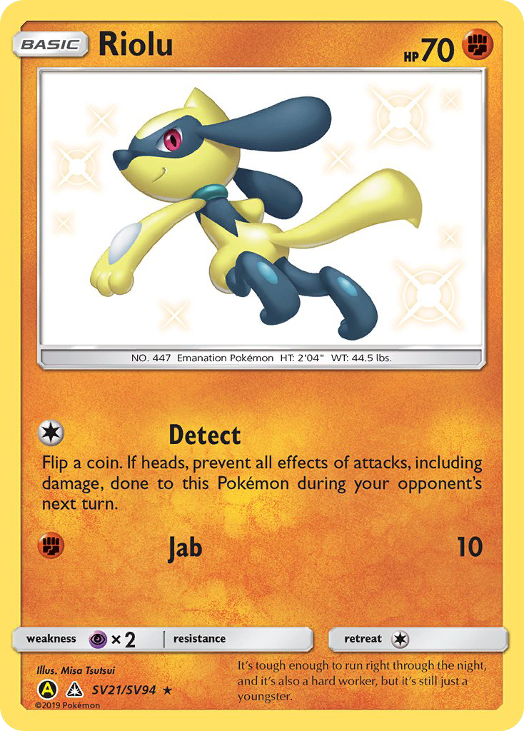 Riolu SV21/94 - Hidden Fates Shiny Vault Holofoil