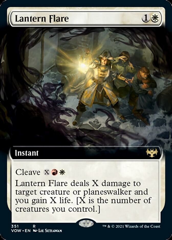 Lantern Flare (Extended Art) (VOW-351) - Innistrad: Crimson Vow: (Extended Art)