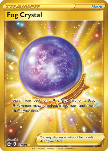 Fog Crystal (Secret) 227/198 - SWSH06 Chilling Reign Holofoil