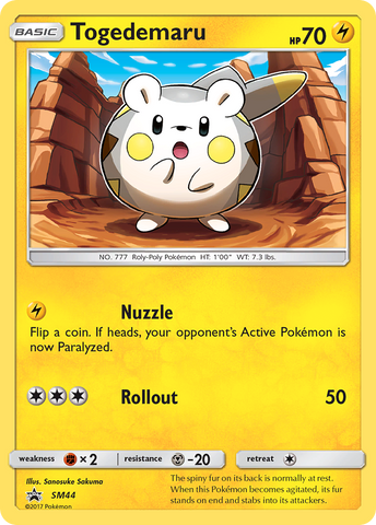 Togedemaru - SM44/248 - SM Promos Holofoil