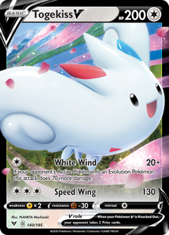 Togekiss V 140/185 - SWSH04 Vivid Voltage Holofoil
