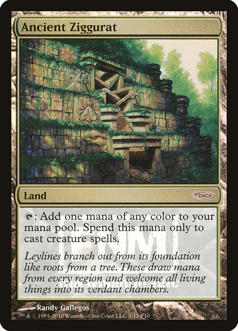 Ancient Ziggurat (FNM-003) - Friday Night Magic 2010 Foil