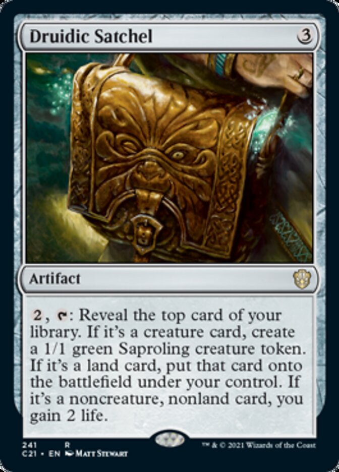 Druidic Satchel (C21-241) - Commander 2021