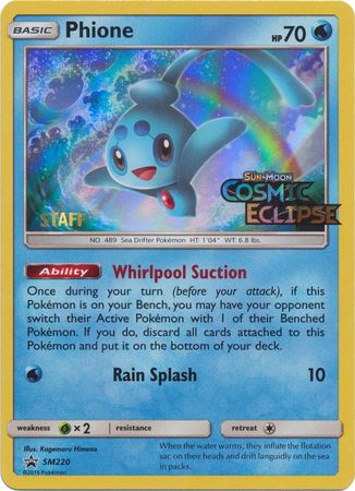Phione - SM220 (Prerelease) [Staff] - SM Promos Holofoil