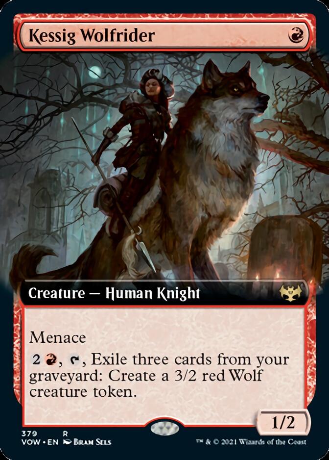Kessig Wolfrider (Extended Art) (VOW-379) - Innistrad: Crimson Vow: (Extended Art)