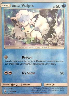 Alolan Vulpix - 2017 (Diego Cassiraga) 21 - World Championship Decks