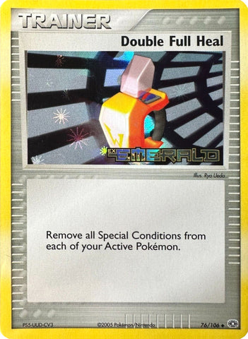 Double Full Heal/106 - Emerald Reverse Holofoil