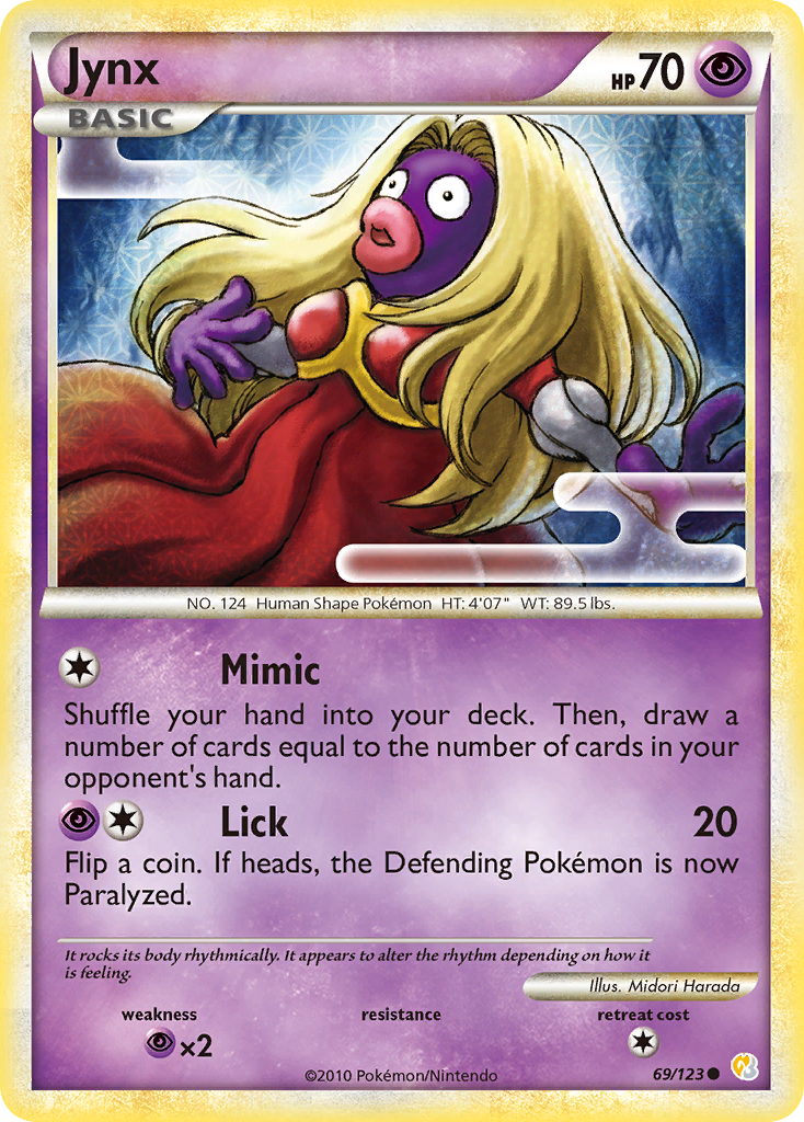 Jynx 69/123 - HeartGold SoulSilver