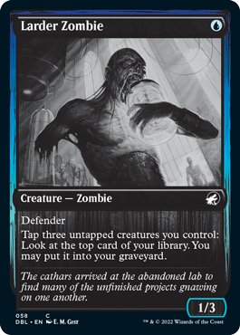Larder Zombie (DBL-058) - Innistrad: Double Feature