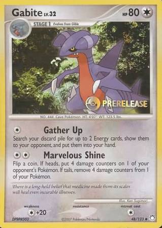 Gabite - 48/124 (Prerelease) - Diamond and Pearl Promos