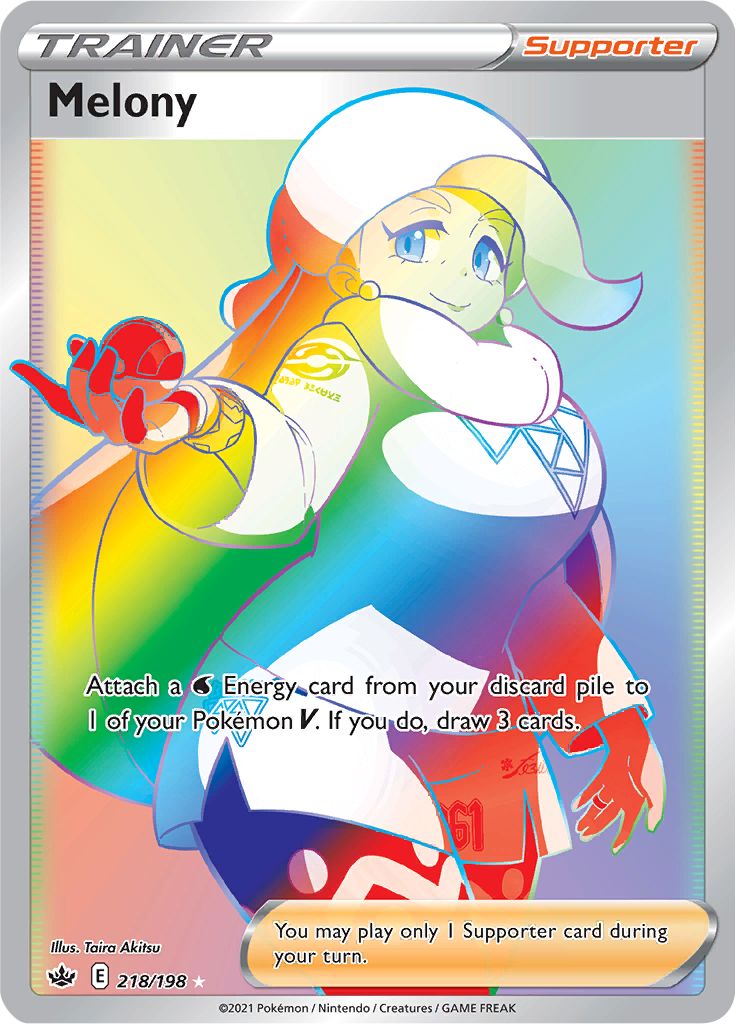 Melony (Secret)/198 - SWSH06 Chilling Reign Holofoil