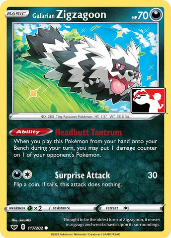 Galarian Zigzagoon - Prize Pack Series Cards