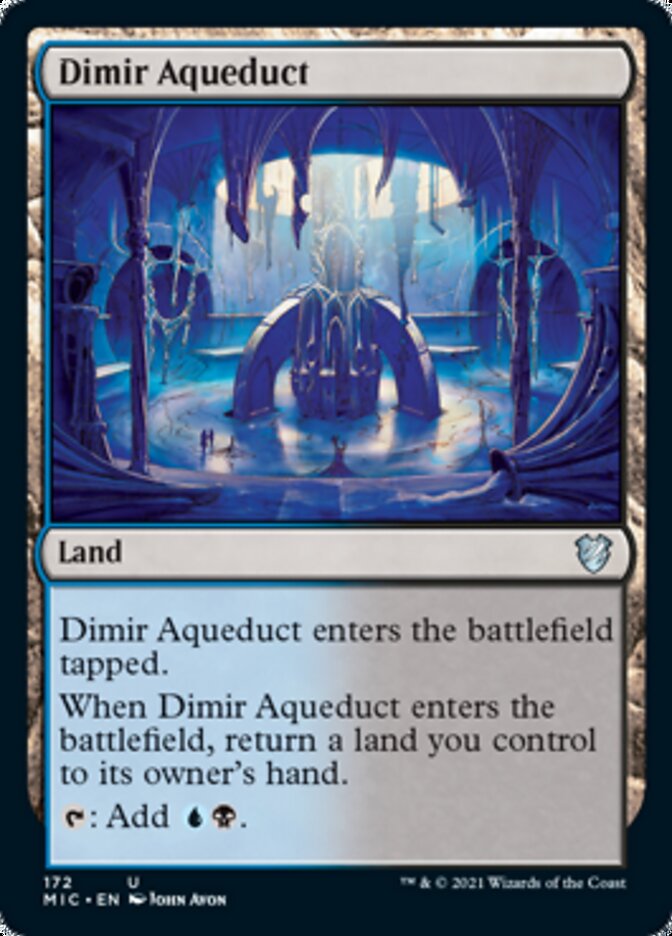 Dimir Aqueduct (MIC-172) - Midnight Hunt Commander