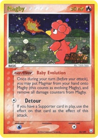 Magby 24/109 - Team Rocket Returns Reverse Holofoil