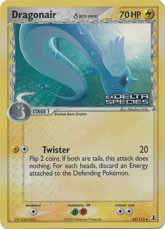 Dragonair - 42/113 (Delta Species) 42/113 - Delta Species Reverse Holofoil