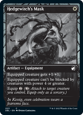 Hedgewitch's Mask (DBL-023) - Innistrad: Double Feature