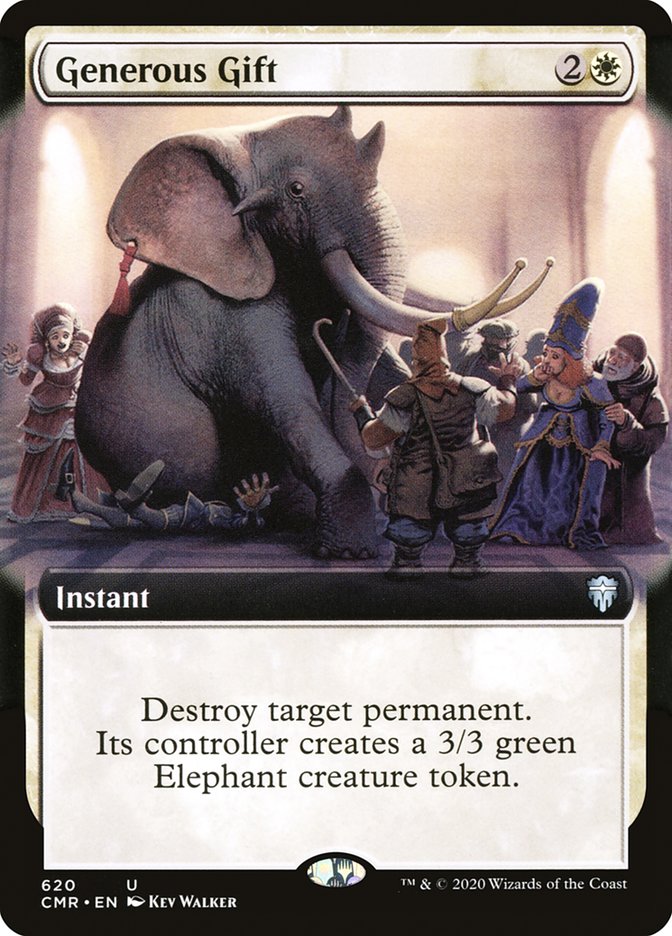 Generous Gift (Extended Art) (CMR-620) - Commander Legends: (Extended Art)