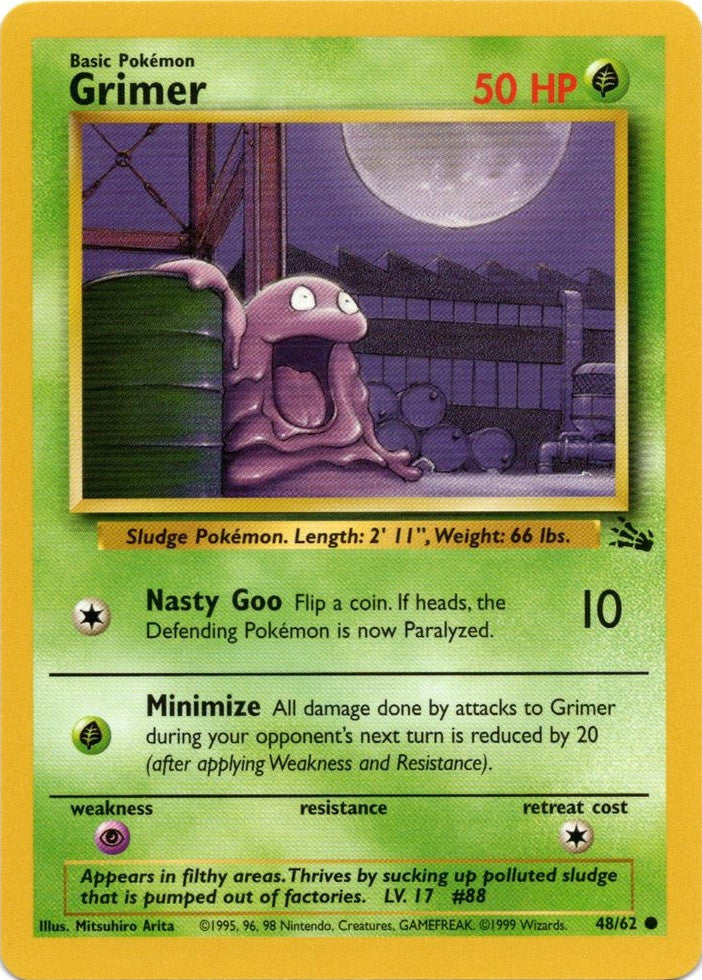Grimer 48/62 - Fossil Unlimited