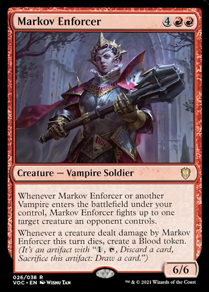 Markov Enforcer (VOC-026) - Crimson Vow Commander